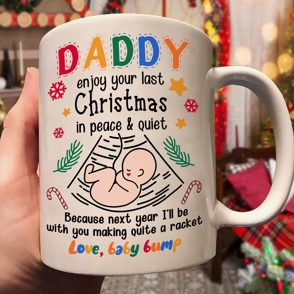 Christmas Gift For Dad Making Quite A Racket Mug