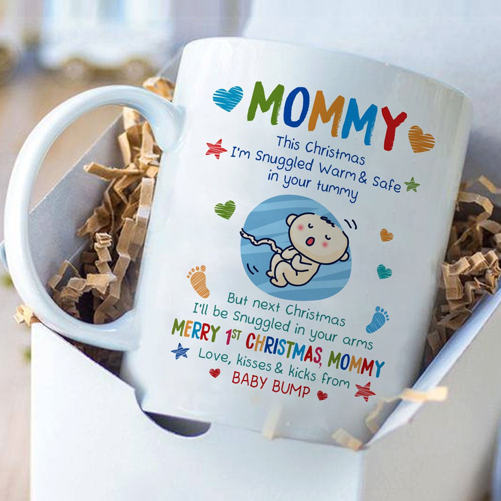 Christmas Gift For Mom To Be Baby Bump In Your Tummy Mug