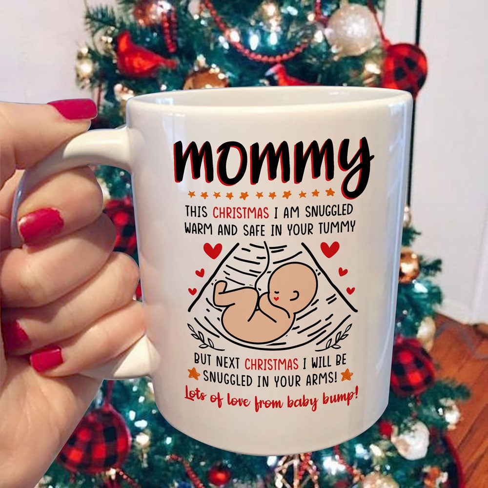 Christmas Gift For Mom To Be Lots Of Love From Bump Mug