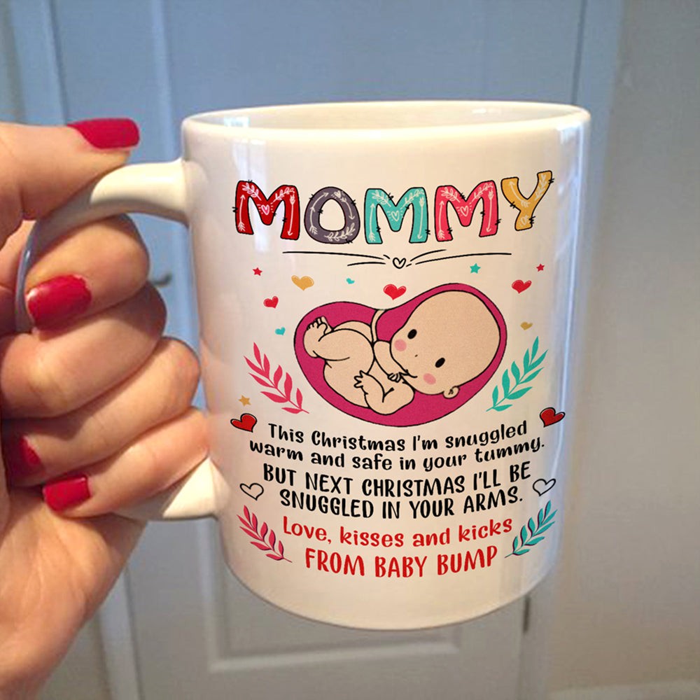 Christmas Gift For Mom To Be Baby Bump In Your Tummy Mug