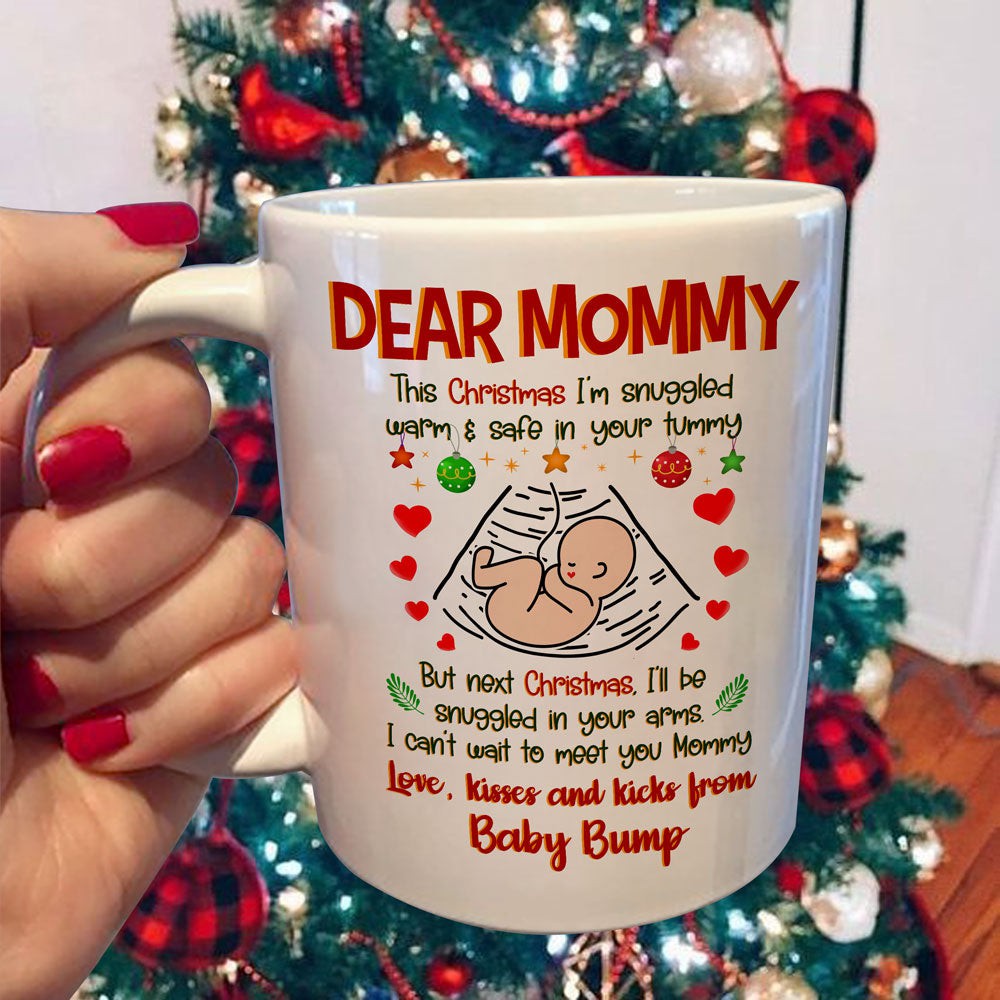 Christmas Gift For Mommy To Be Warm In Your Arms Mug