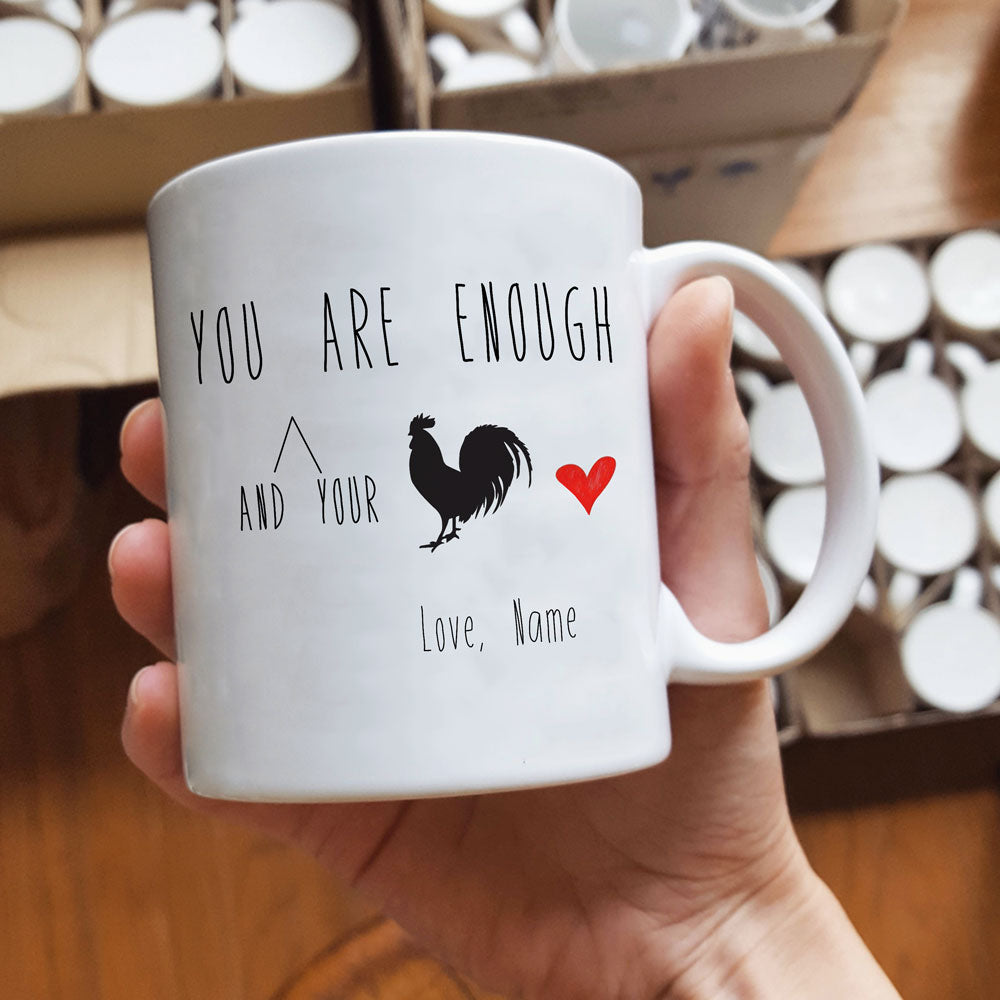 Personalized Gift For Husband Gift For Boyfriend You Are Enough Mug