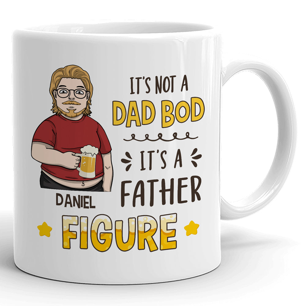 It's A Father Figure Funny Mugs Personalized Gift For Dad