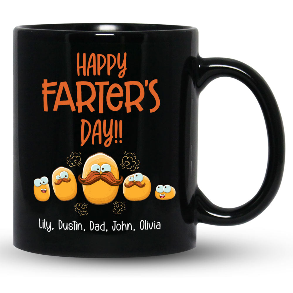 Best Farter Dad Father's Day Mugs Personalized Gift For Dad