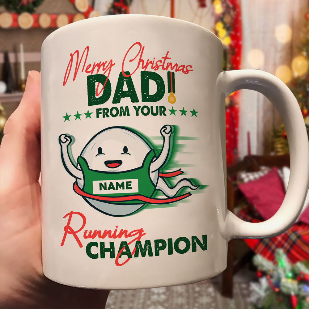 Christmas Dad Your Running Champion Christmas Funny Personalized