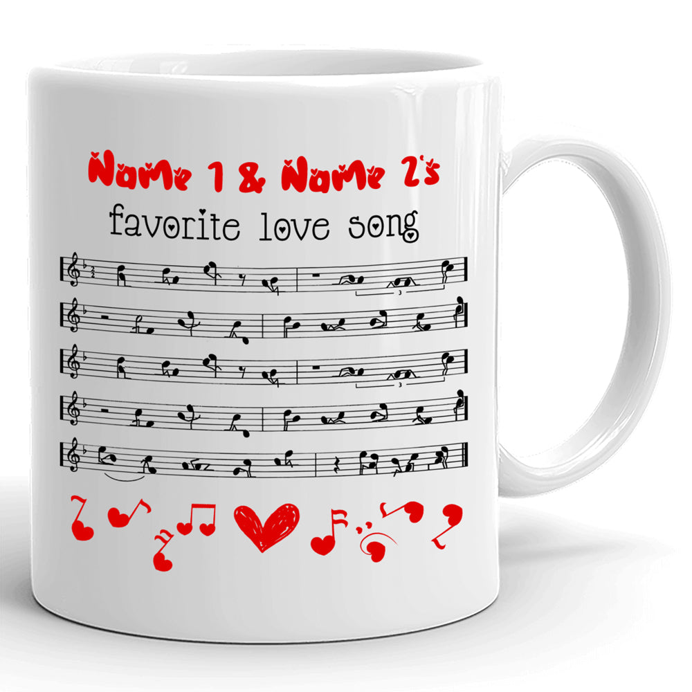 Couple Our Favorite Love Song Funny Personalized Mug