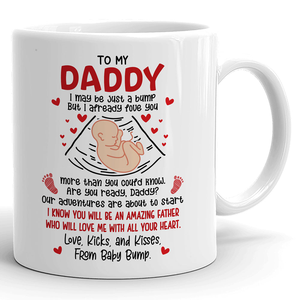 Dad To Be I Know I'm Just A Bump Cute Mug