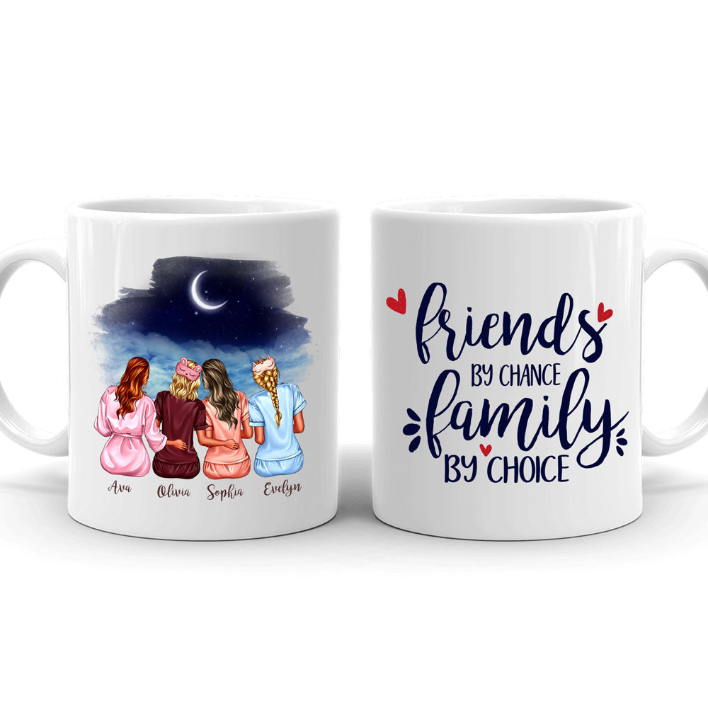 Best Friends Besties Family Friendship Meaningful Personalized Mug