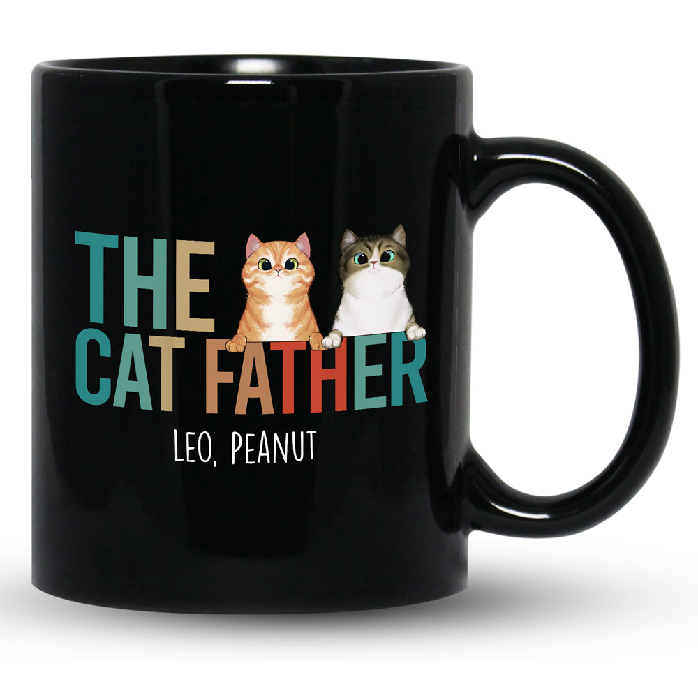 Cat Dad The Cat Father Funny Personalized Mug