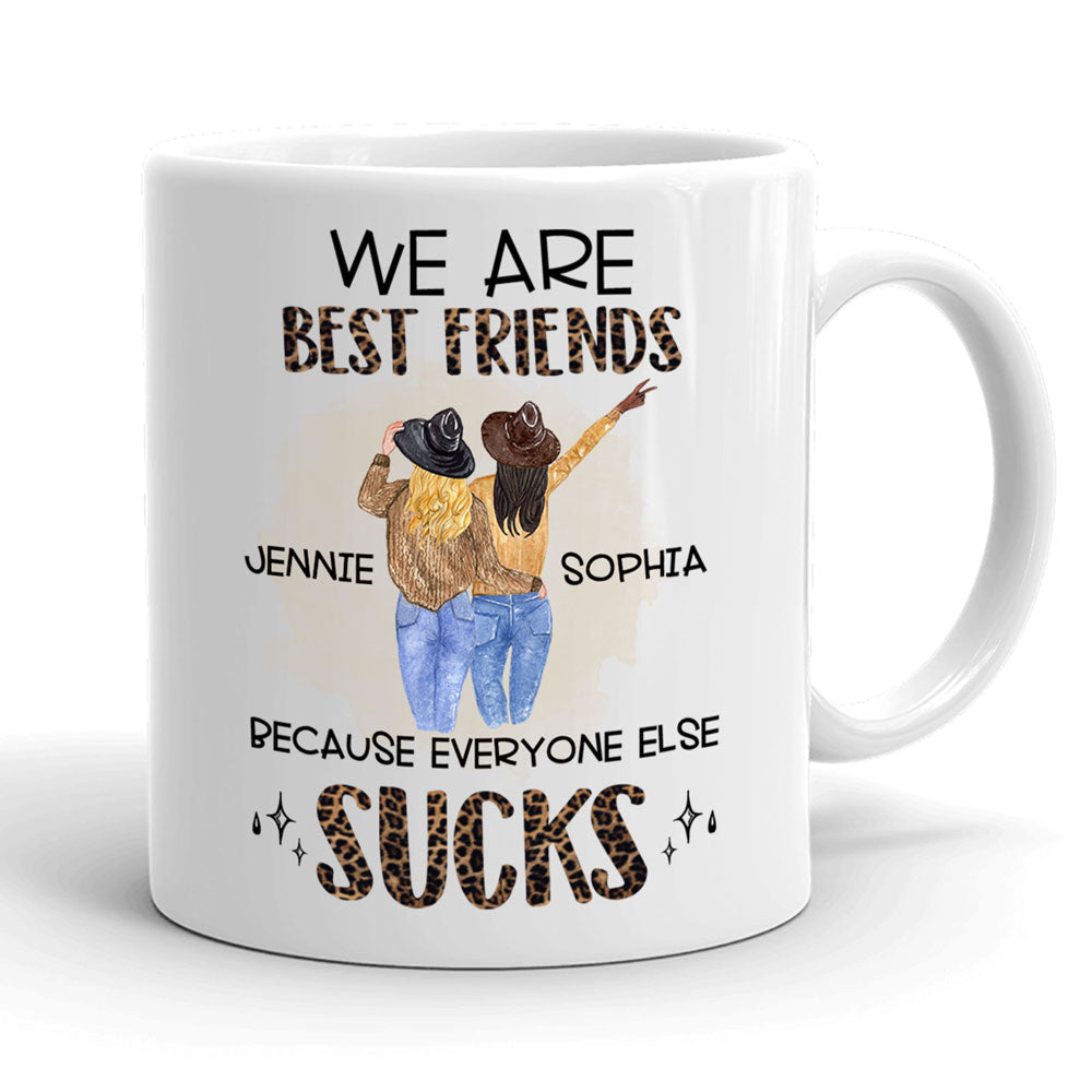 Best Friends We Are Best Friends Funny Personalized Mug