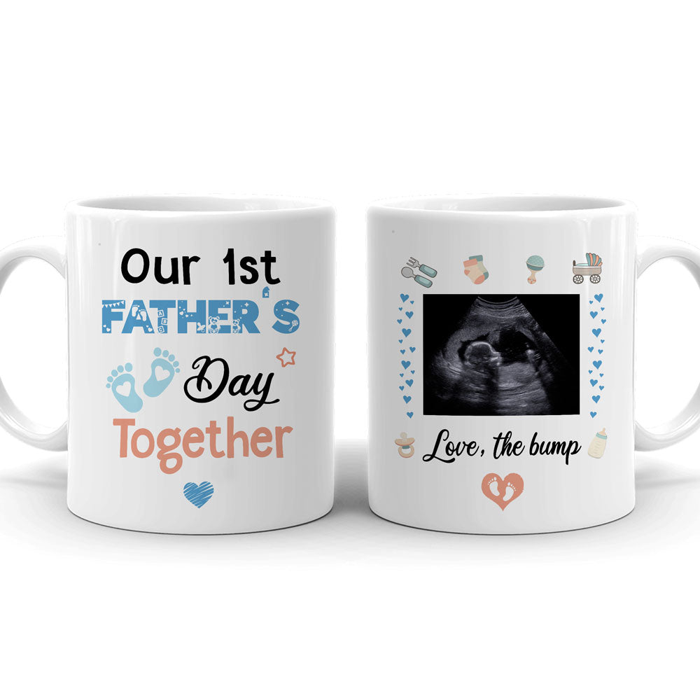 Father's Day Expecting Dad 1st Happy Meaningful Personalized Mug