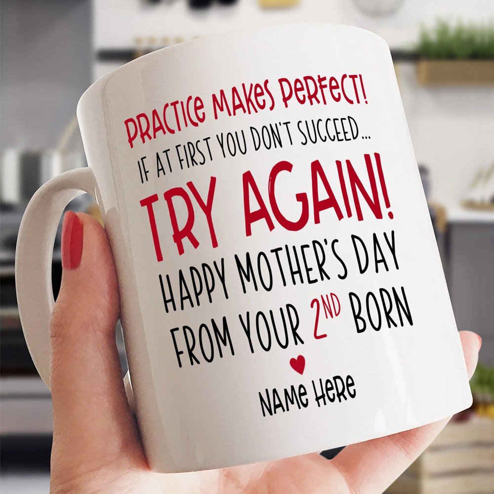 Funny Mug From 2nd Born Personalized Mother's Day Gift For Mom