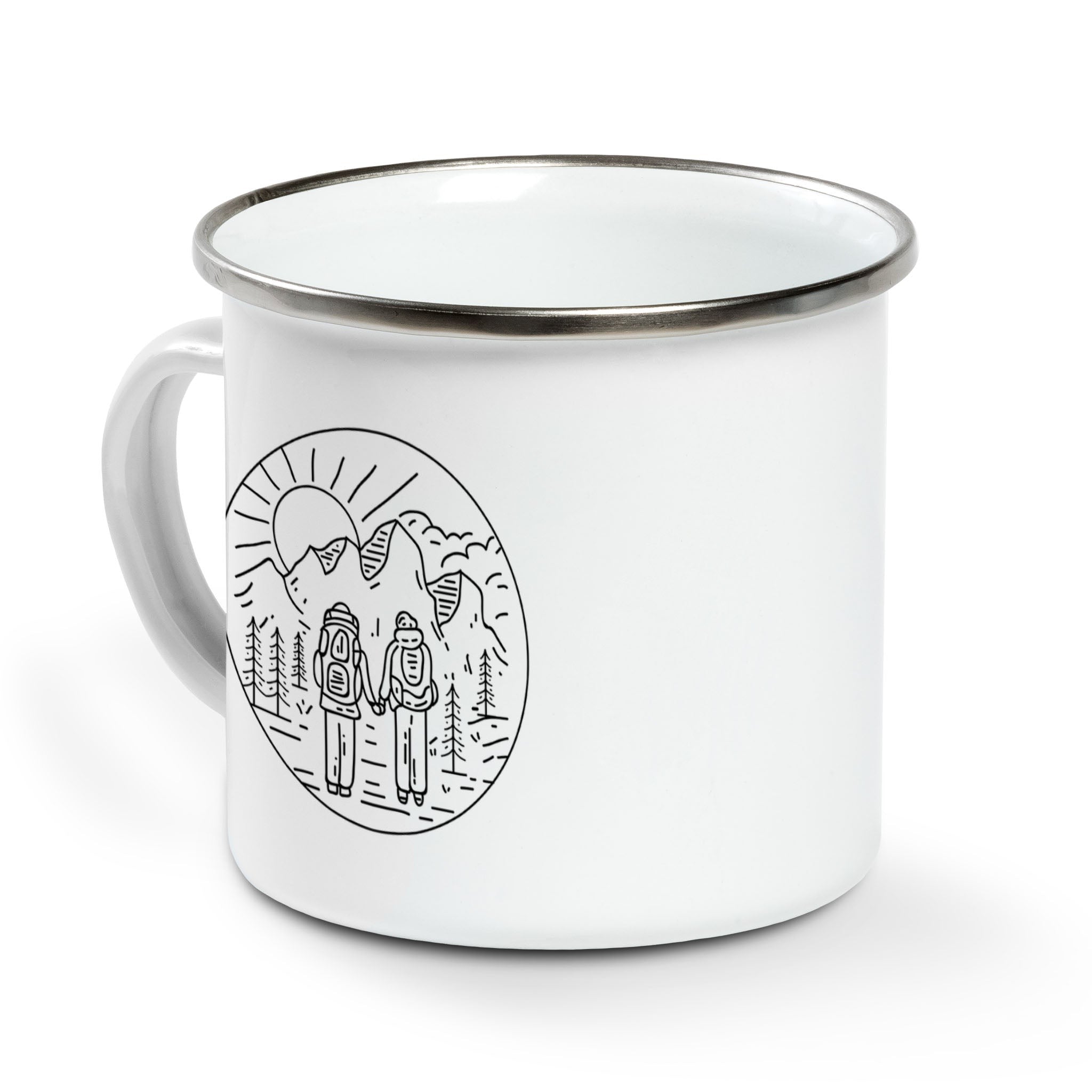 Couple Adventures Partners For Life Camping Personalized Mug