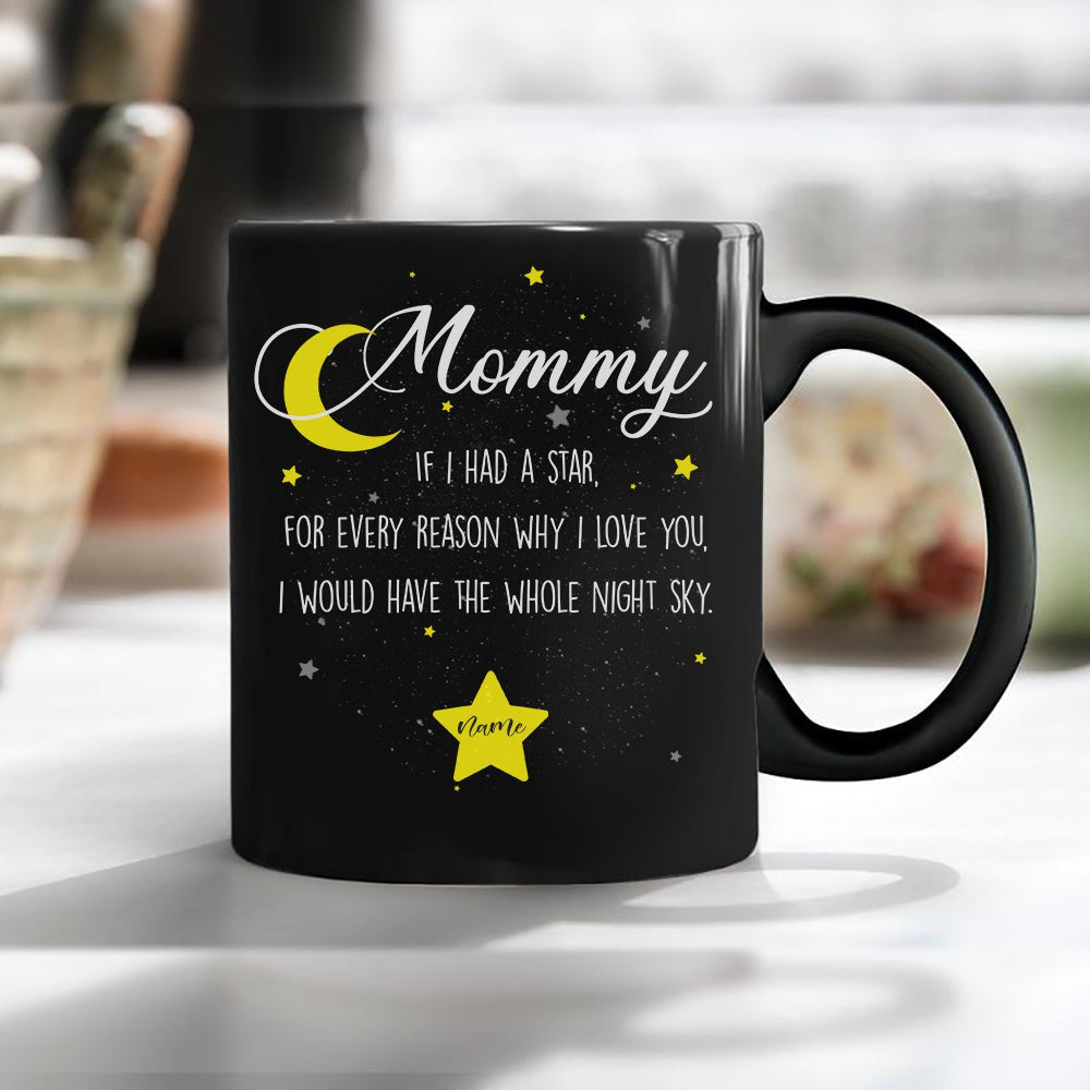 Personalized Reason Why Love Mom Night Sky Mug Gift For Mom