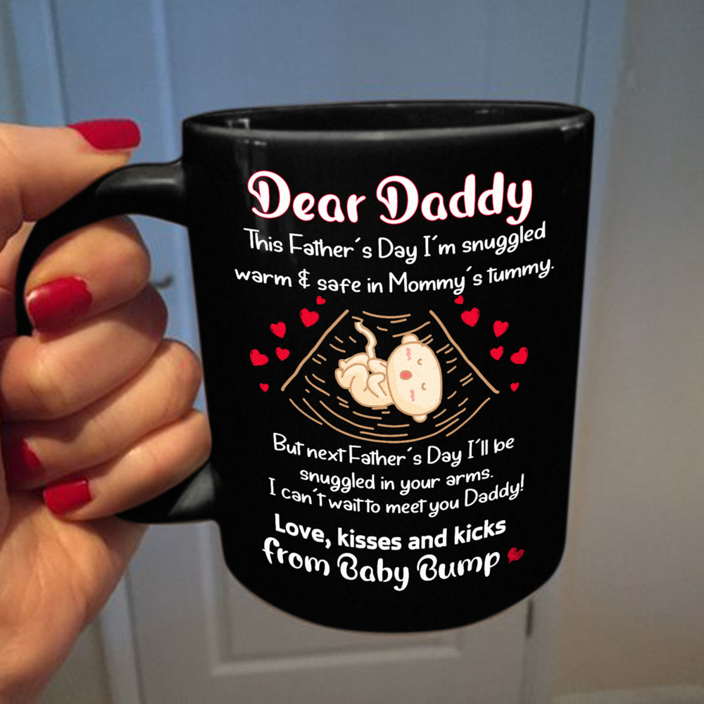 Can't Wait To Meet You Daddy Mug Father's Day Gift For Dad