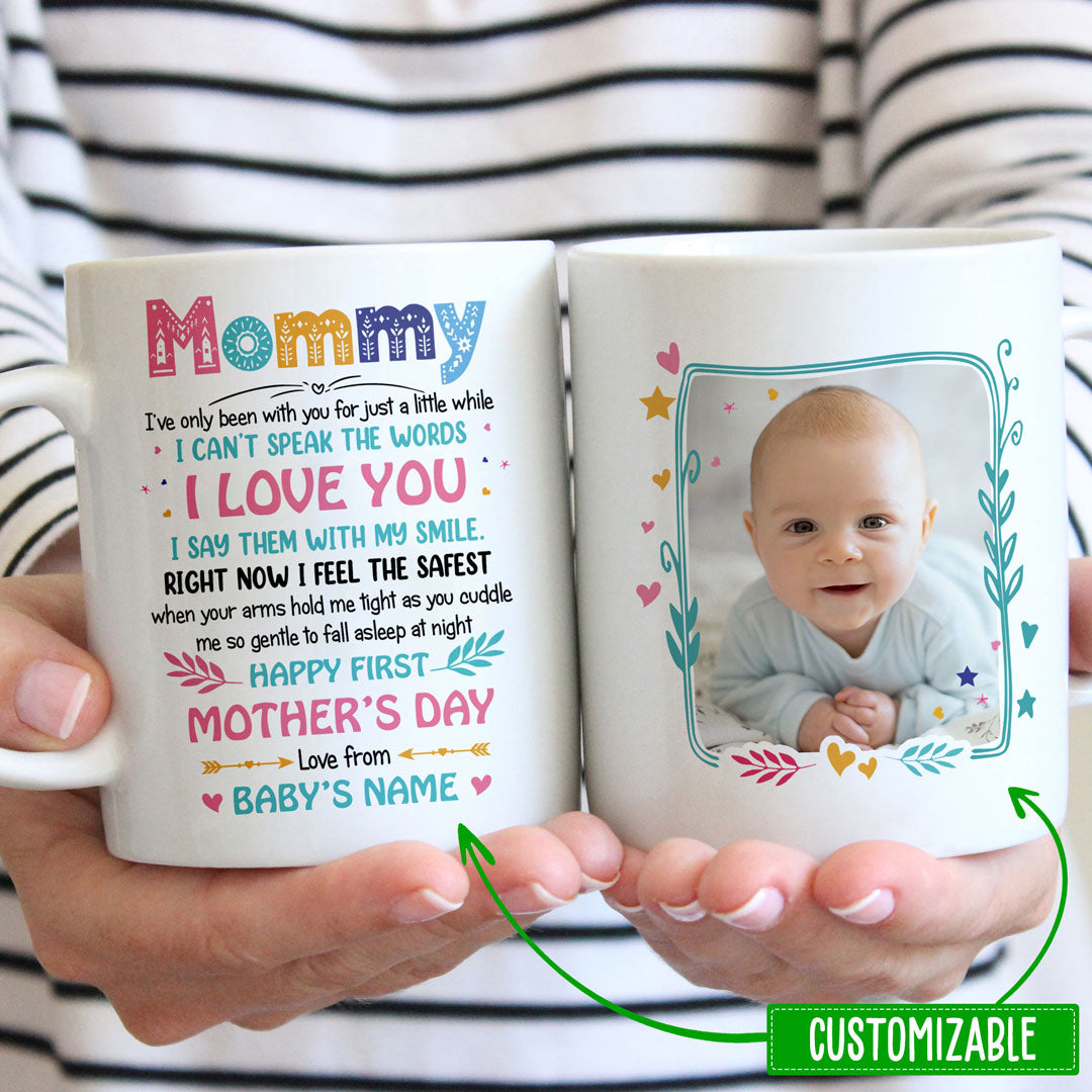 I Love You Mommy Mug Personalized Happy 1st Mother's Day Gift for Mom