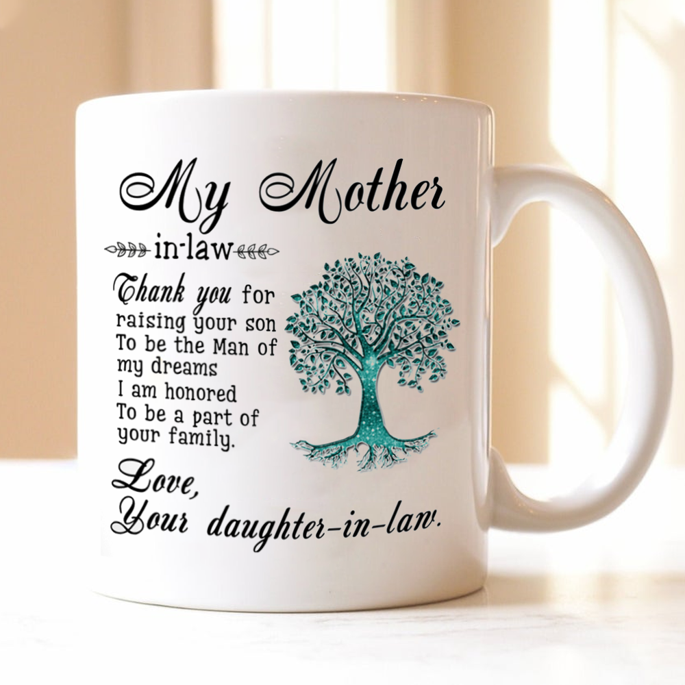 Thank you For Raising Your Son From Daughter-in-law Mom Mug Famh