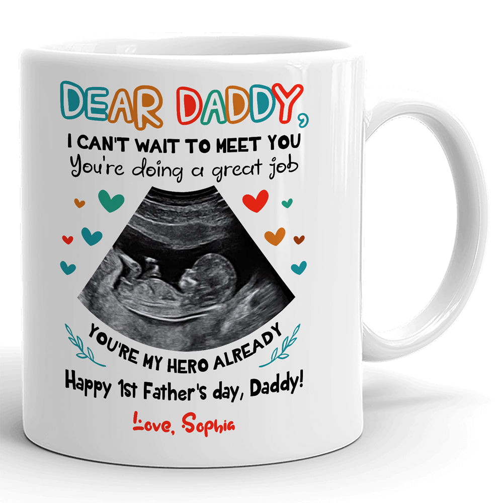 New Dad Expecting To be First time Father's Day Personalized Mug