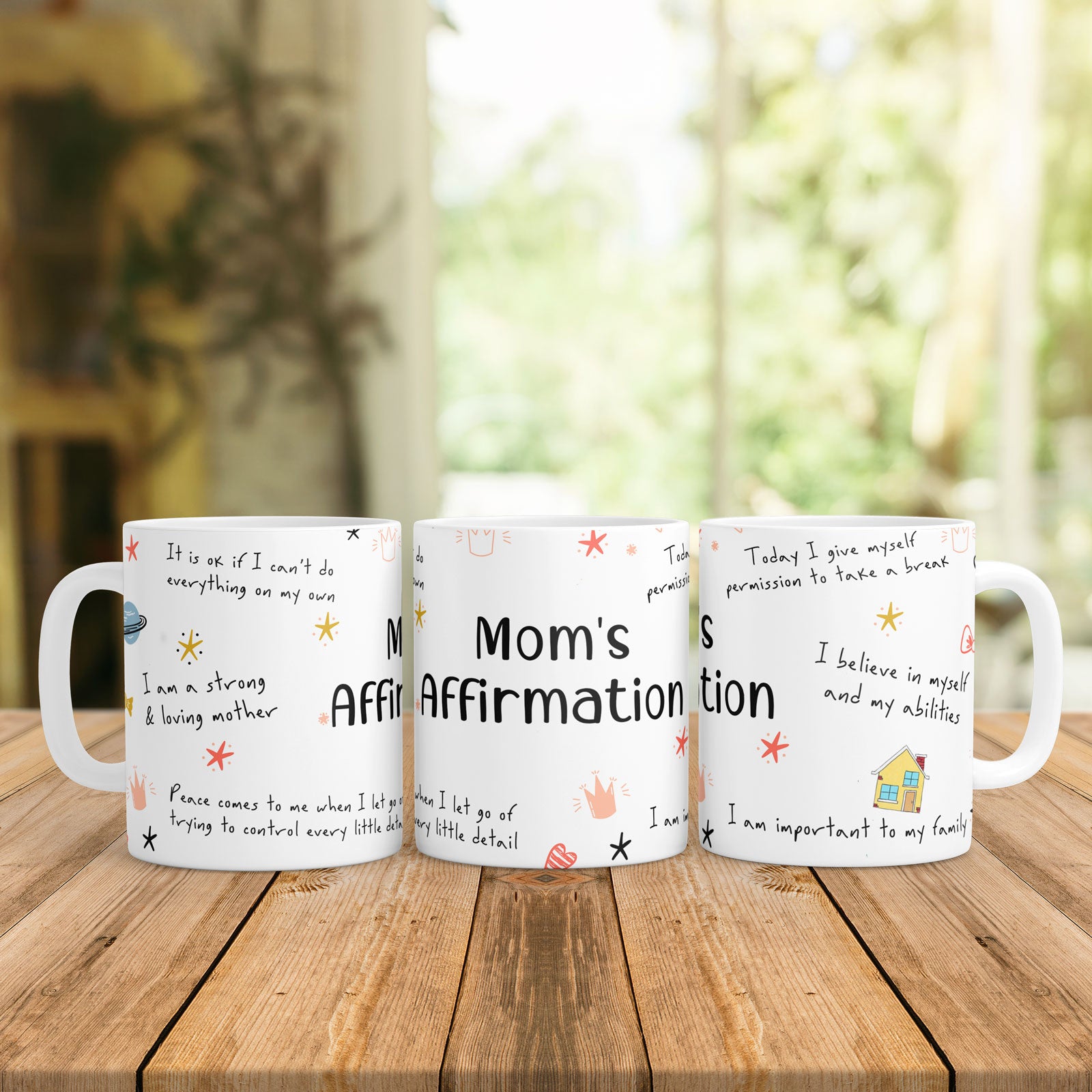 Gift For Mom Mom's Affirmation Mother's Day Cute Funny Mug