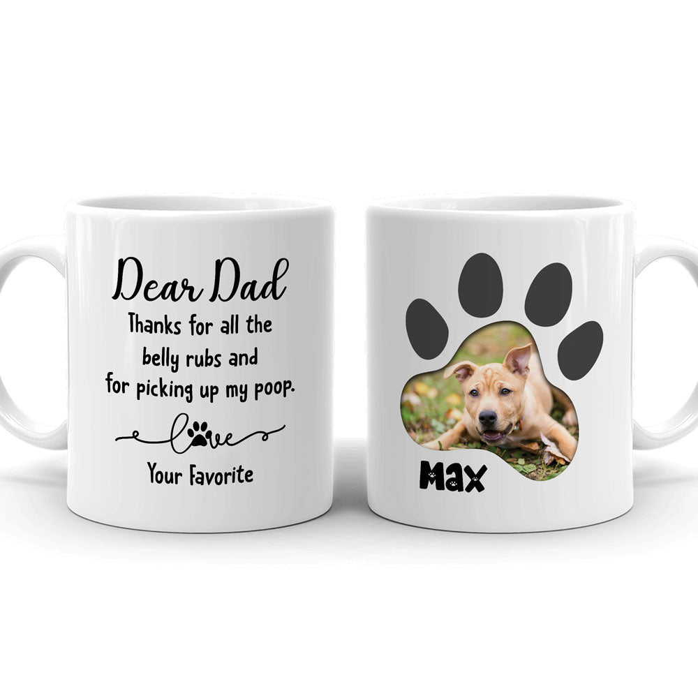 Dad Dog Dad Funny Personalized Mug