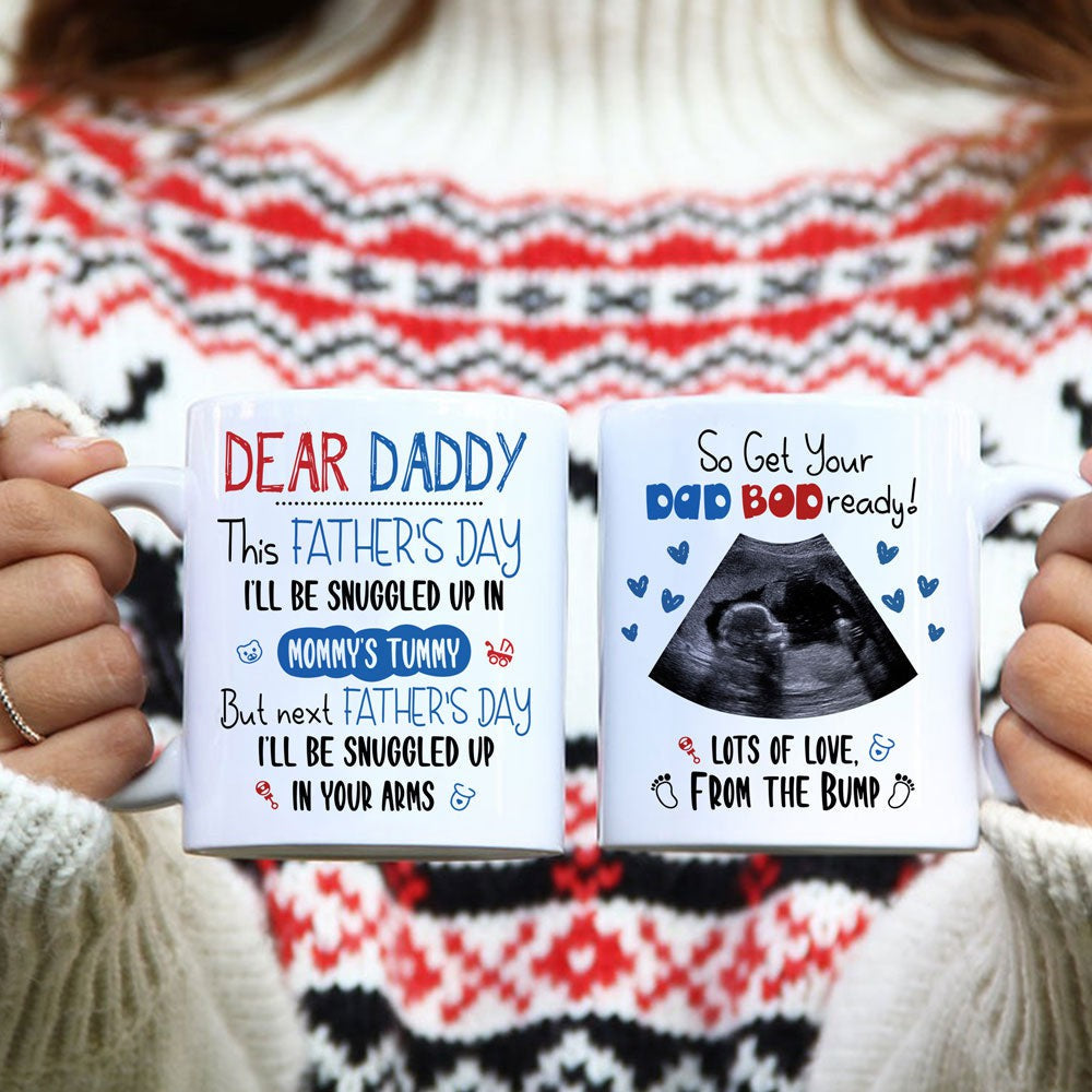 Father's Day Gift For Expecting Dad Get Your Dad Bod Personalized  Mug