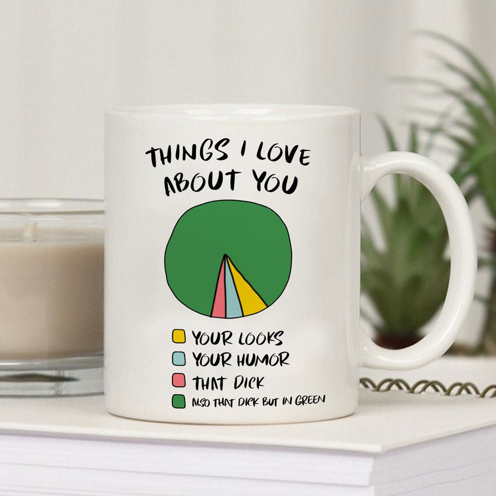 Gift For Him Things I Love About You Funny Coffee Mug