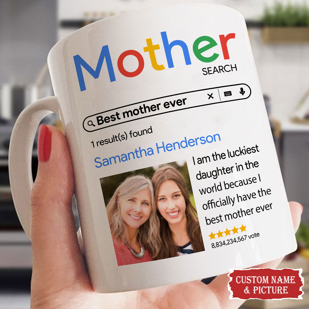 Personalized Mother Search Mug