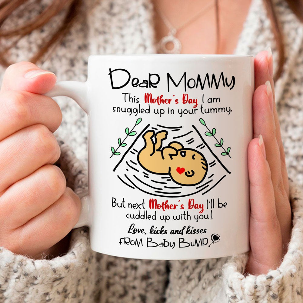 Gift For Expecting Mom This Mother's Day I Am Snuggled Up Mug