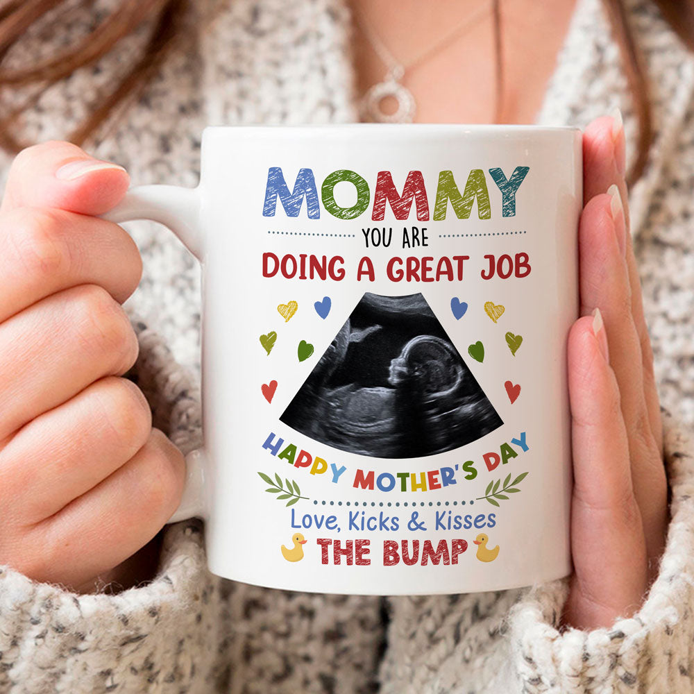 Ultrasound Mommy You're Doing A Great Job Color Personalized Mug