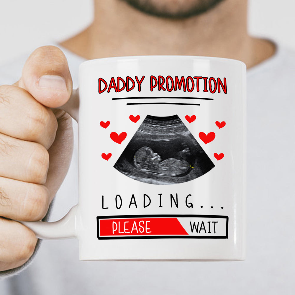 Personalized Gift For First Time Dad Loading Please Wait Mug