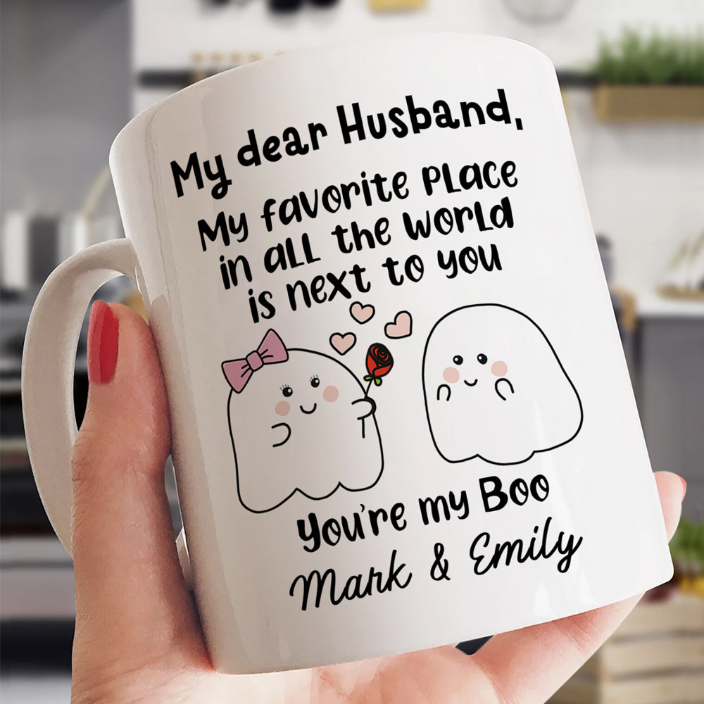 Personalized Gift For Husband You're My Boo Mug