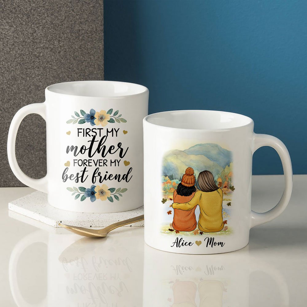 Forever My Best Friend Meaningful Mugs Personalized Gift For Mom From Daughter