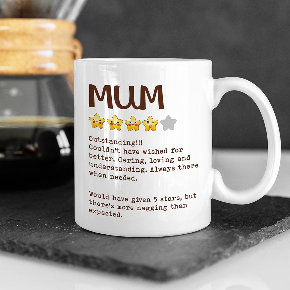 4 Star Review Mugs Gift For Mum