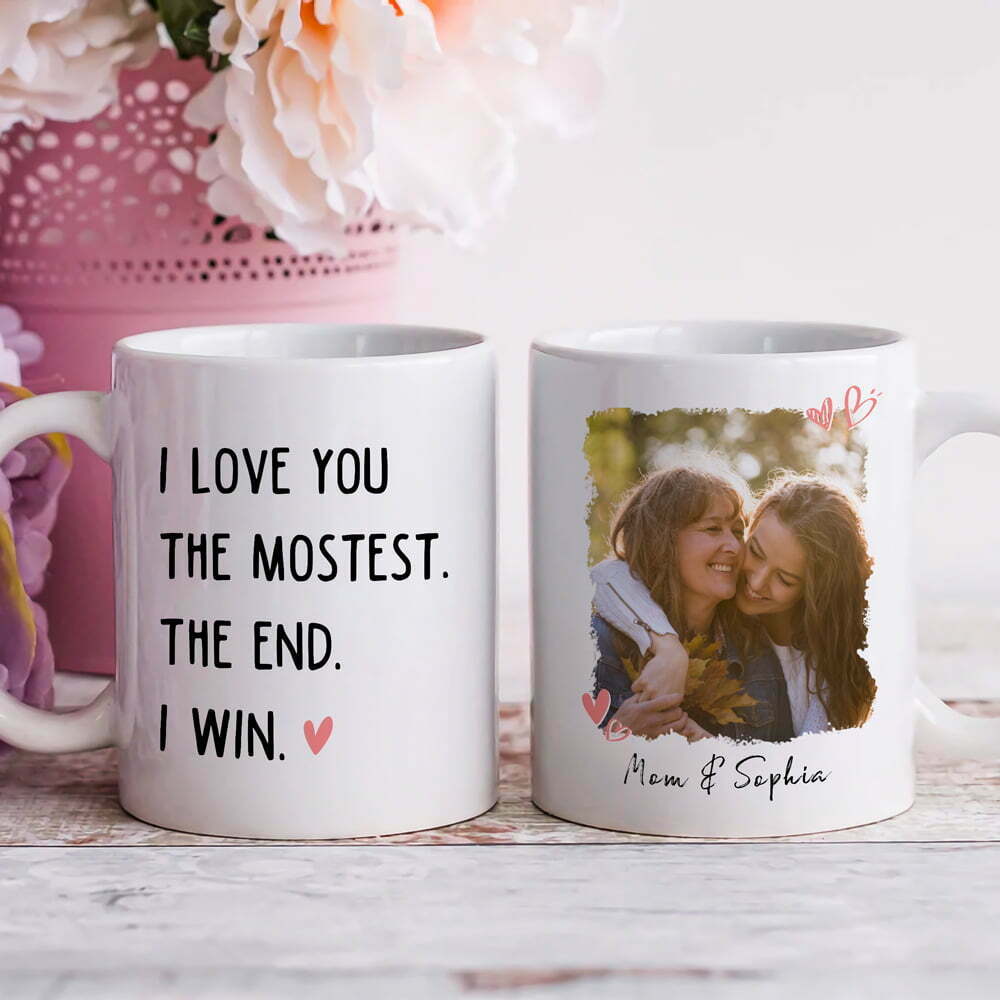 I Love You The Mostest Mugs Personalized Gift For Mom