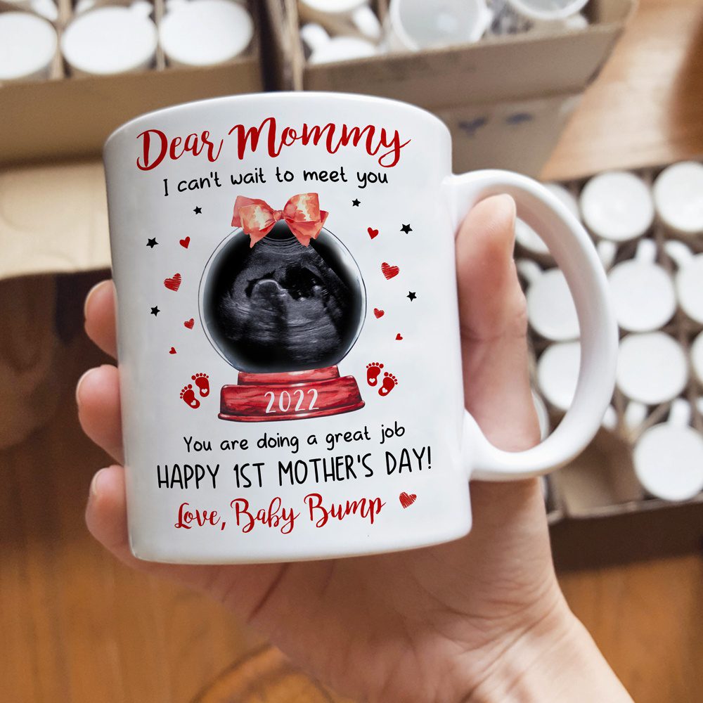 Personalized Mother's Day Gift For Mommy To Be Mug