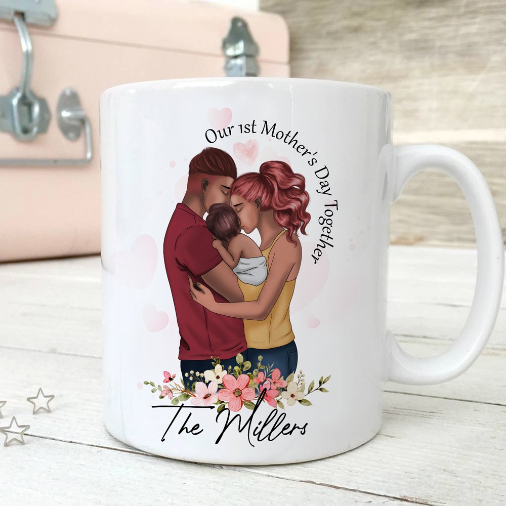 Our 1st Mother's Day Together Family Mugs Personalized Gift For New Mom