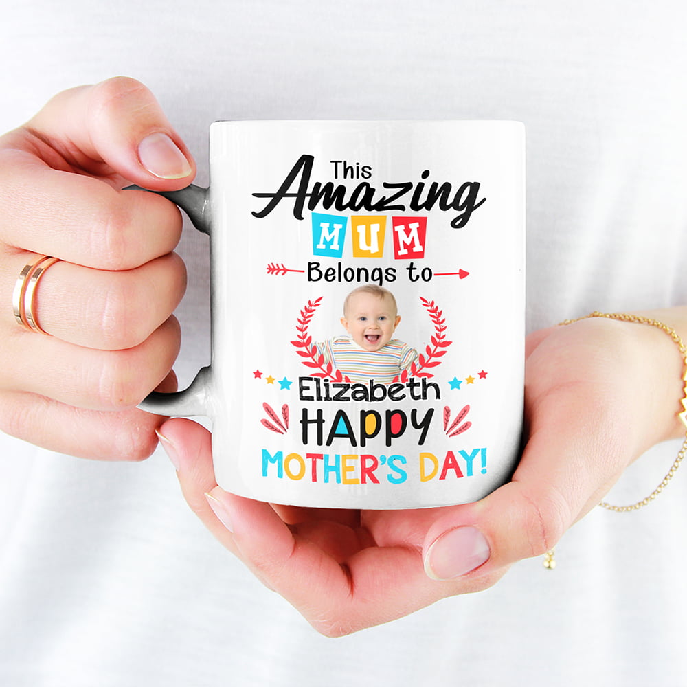 This Amazing Mum Belongs To Mother's Day Mugs Personalized Gift For Mum