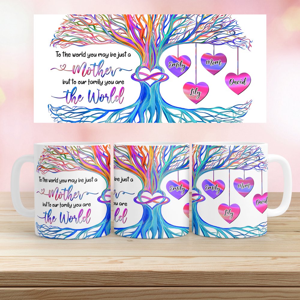 To The World You Are A Mother Mugs Personalized Gift For Mom