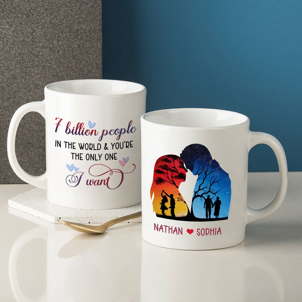 Personalized You Are The Only One I Want Meaningful Couple Mug