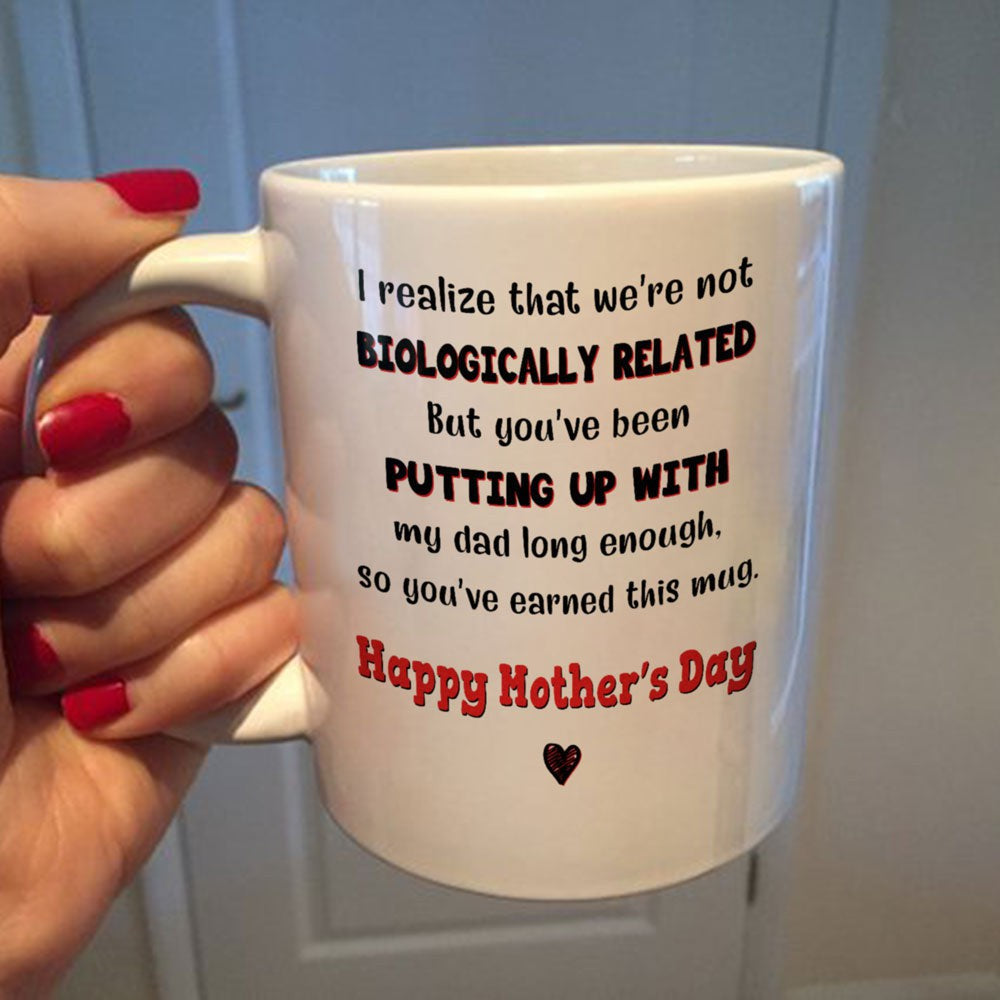 For Stepmom Putting Up With Dad Personalized  Mug