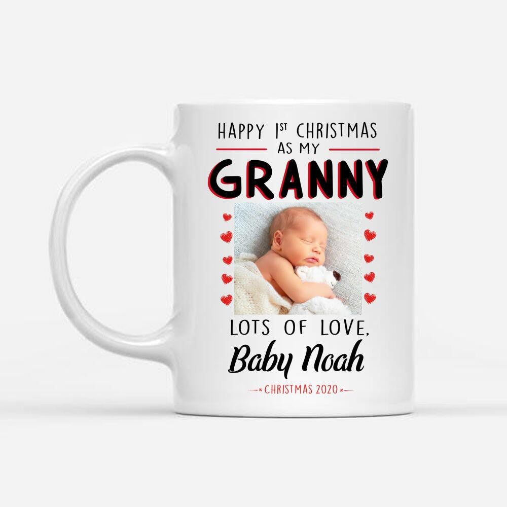 Personalized 1st Christmas As My Granny Mug