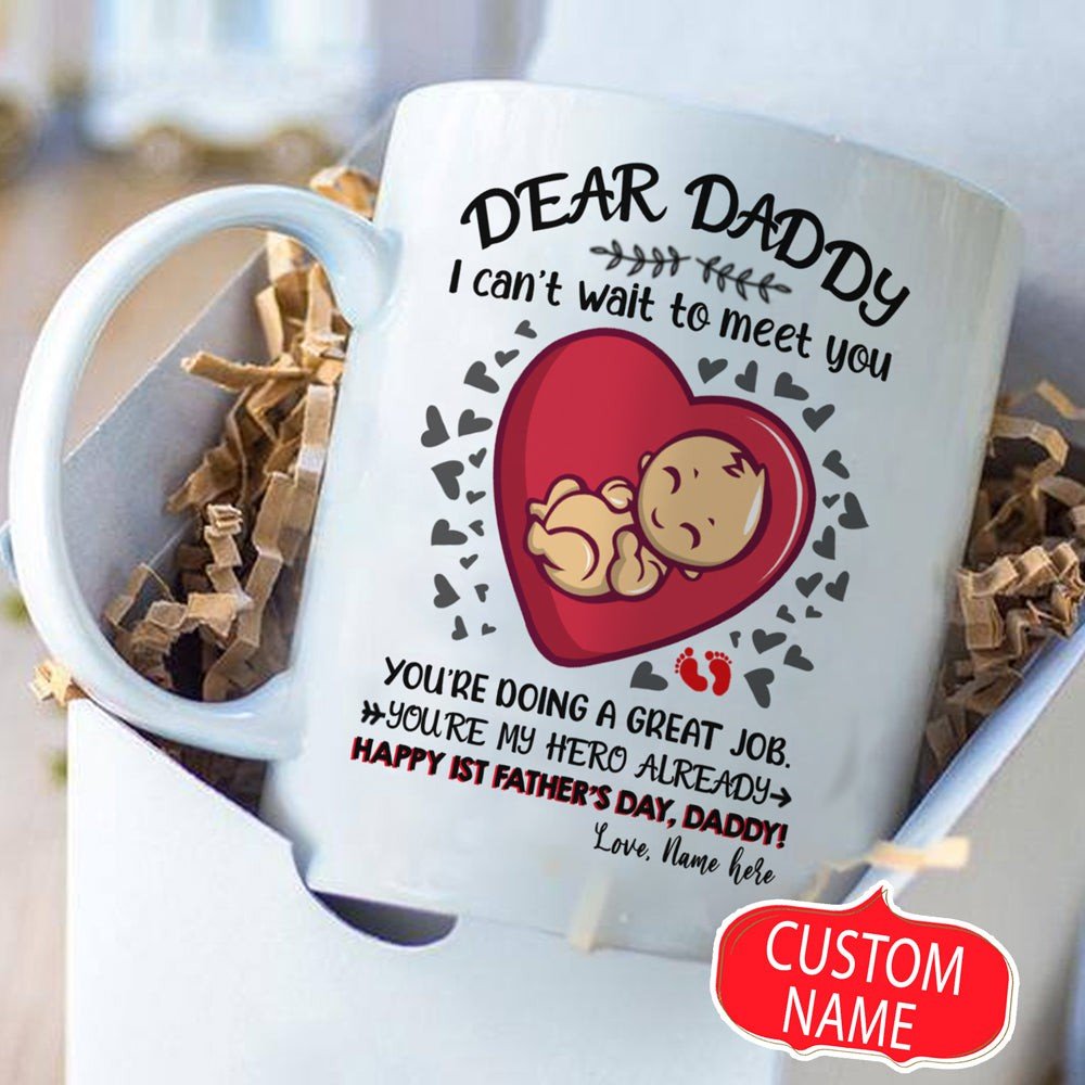 For Expecting Dad Father's Day You Are Doing A Great Job Personalized  Mug