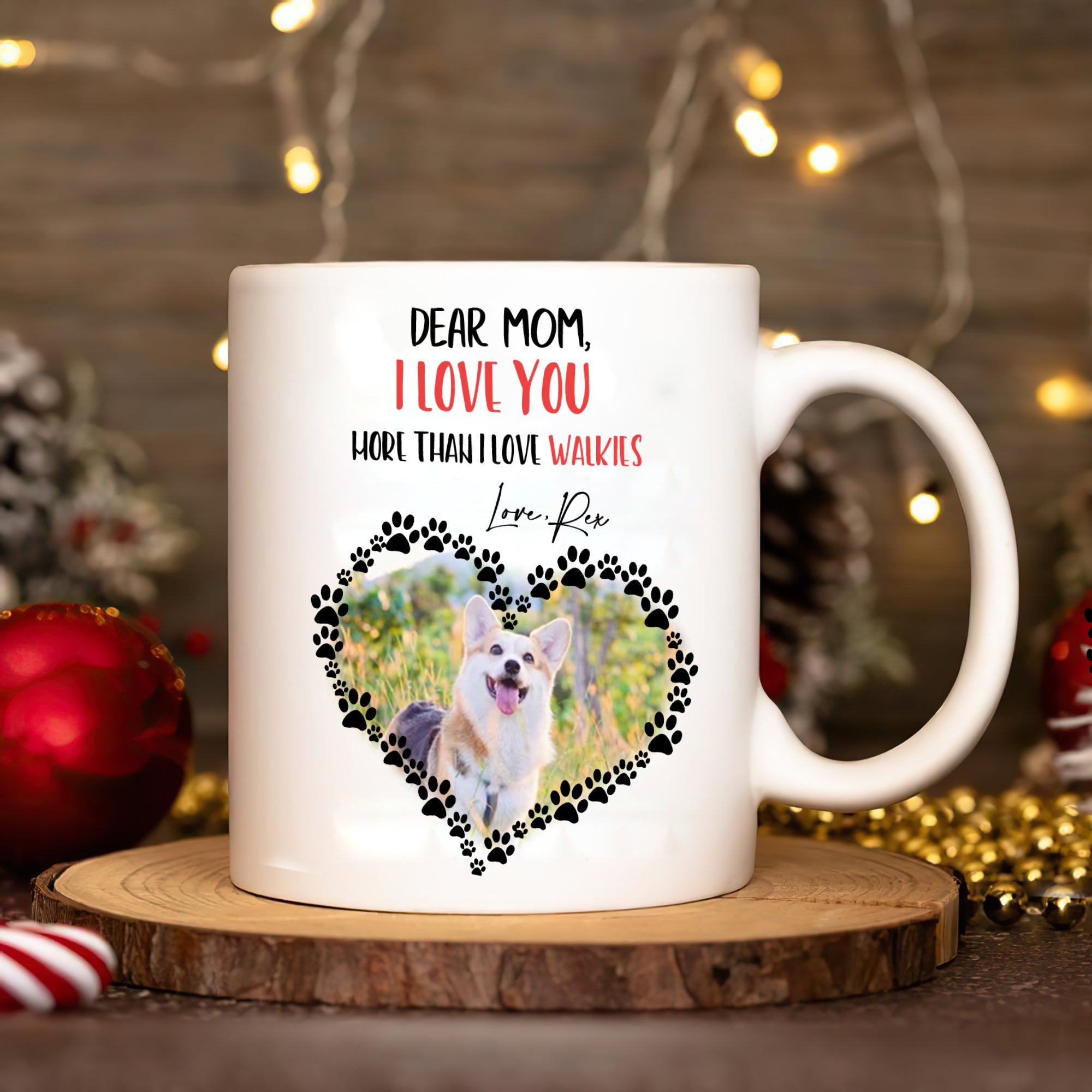 Gifts Dog Mom I Love You Personalized Mug