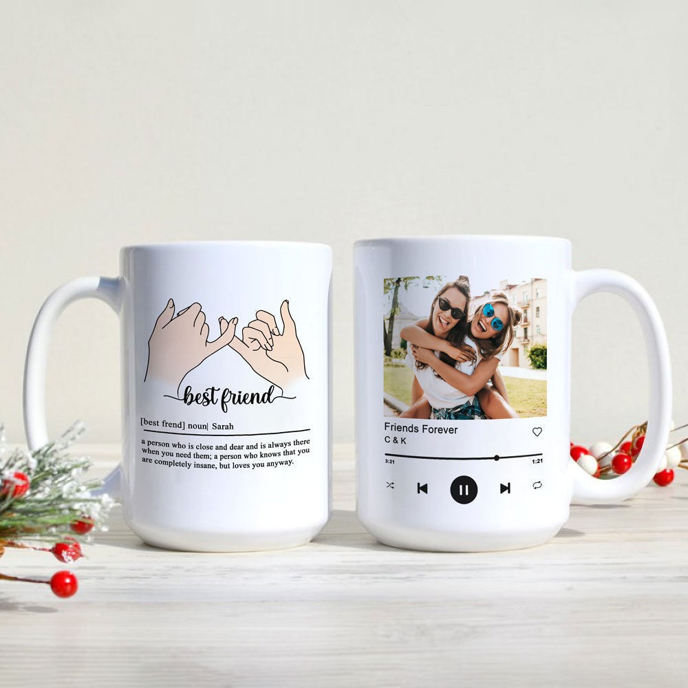 Personalized Best Friend Mug, Best Friend Definition Mug