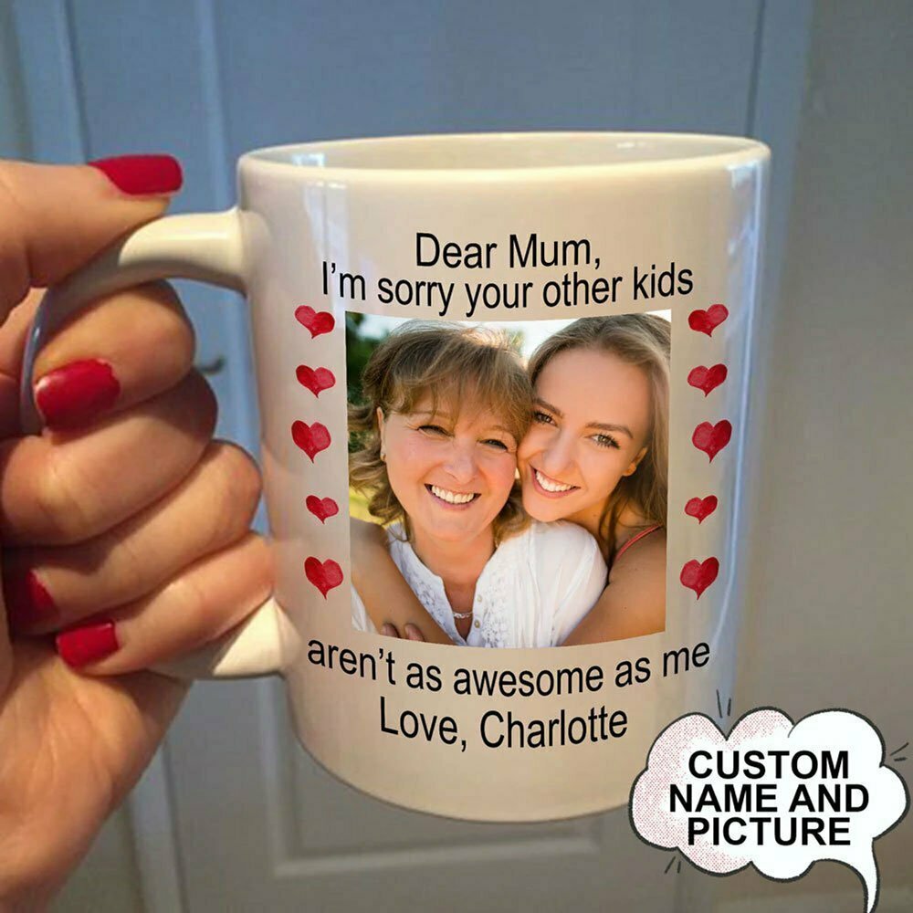 Gift For Mum Awesome Kid White Mug