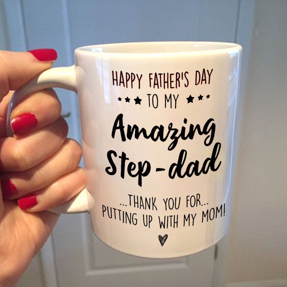 Father's Day Gift For Stepdad To My Amazing To Stepdad Mug