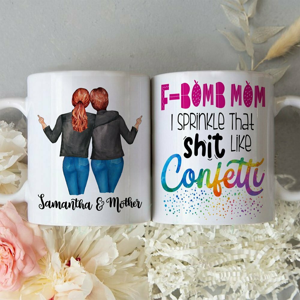 Personalized F-bomb Mom Funny Mug