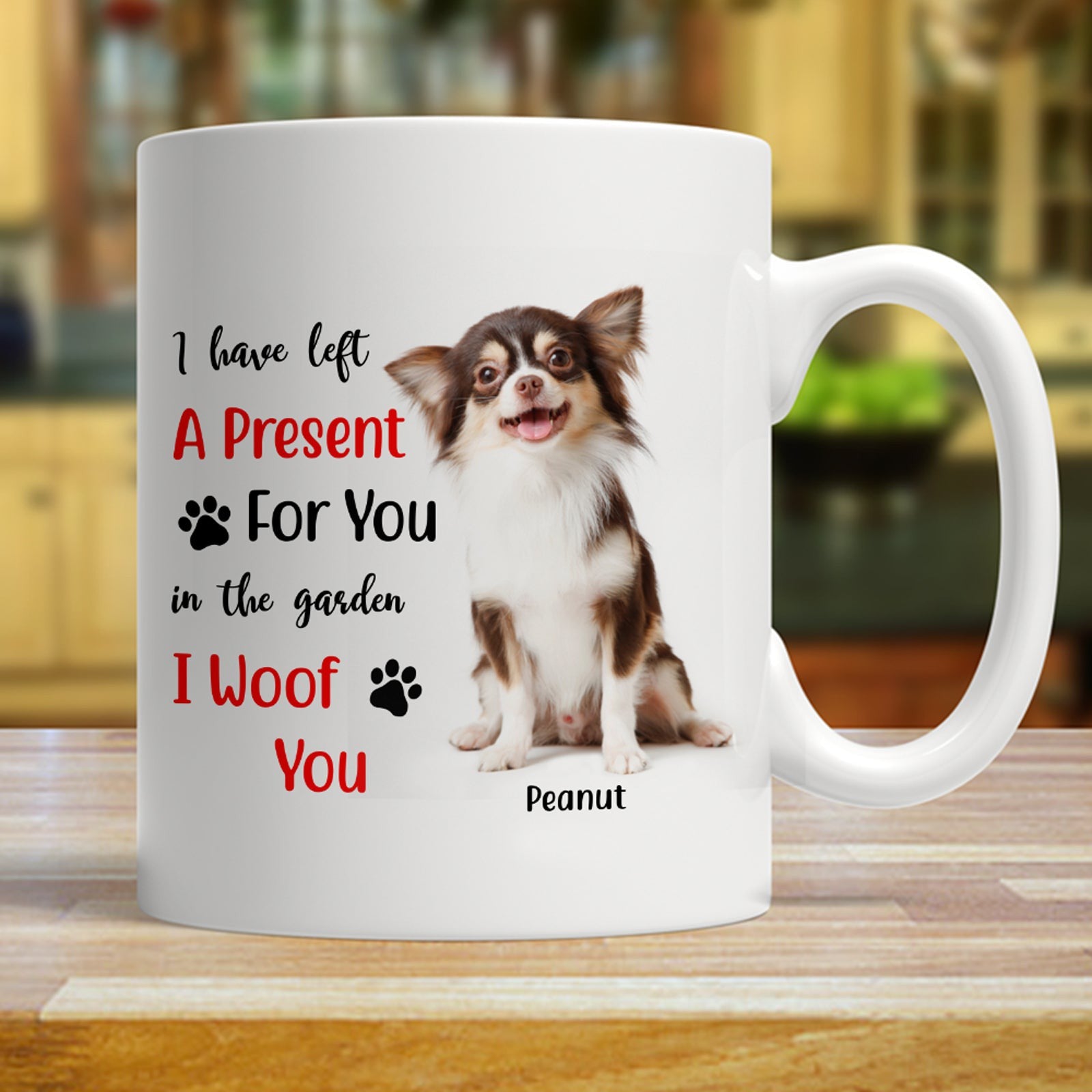 Christmas For Doglover I Have Left A Present For You Personalized Mug