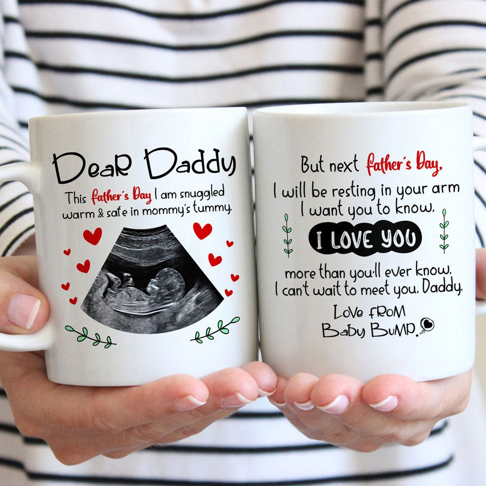 Personalized Gift For Dad To Be Father's Day I Love You Mug