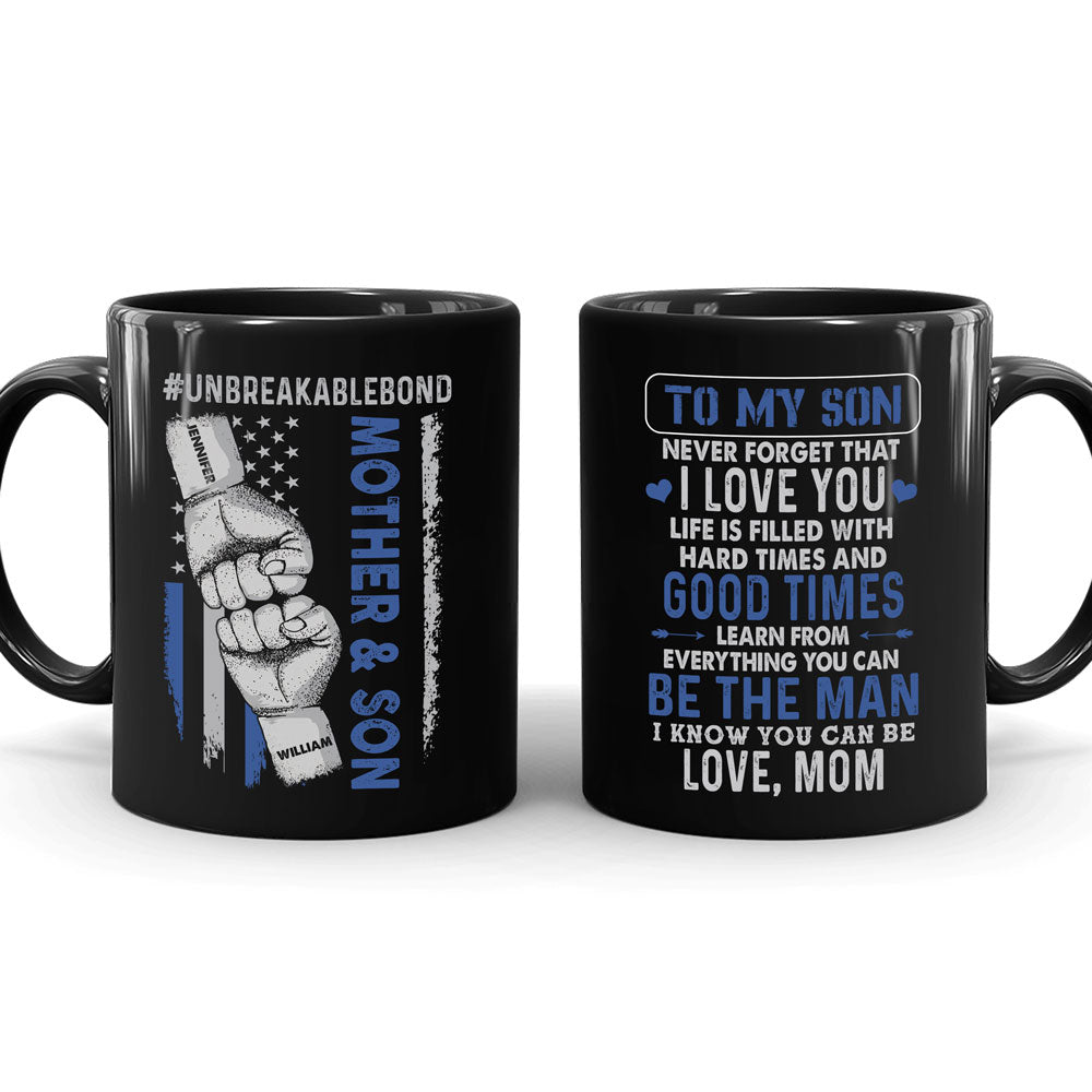 Unbreakable Bond Meaningful Mugs Personalized Gift For Son From Mom